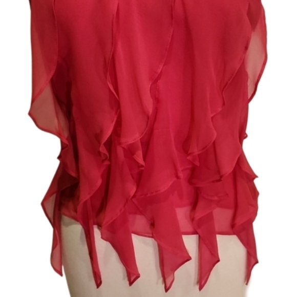 BCBGMaxAzria Collection Silk Halter Top - Picture 8 of 12